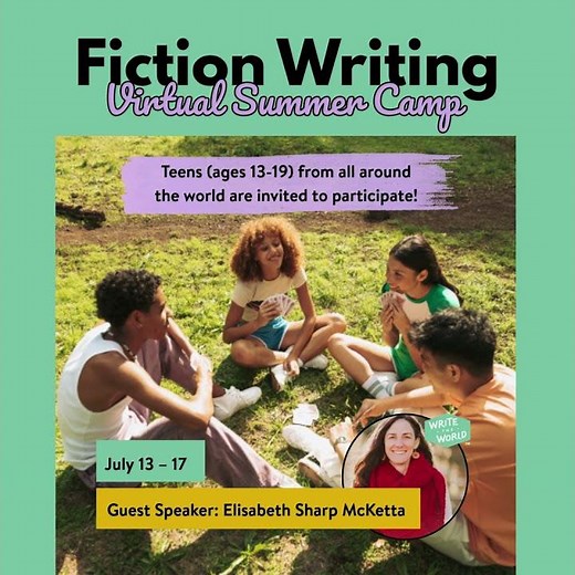 Writing Camp for teens - check out our guest speakers