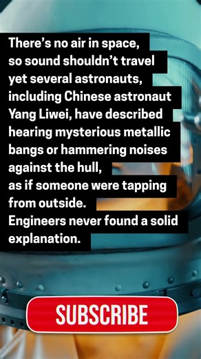 Astronauts Heard a Sound... From Outside the Spaceship 😨🚀 #scaryfacts