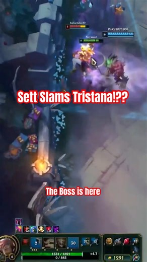 Sett gets Double Kills - How to sett gameplay #theboss #leagueoflegends #malphite