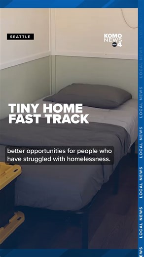More options to house the homeless are opening in Seattle, and on Thursday, the Low Income Housing Institute (LIHI) unveiled its latest tiny home village to help get dozens of people off the streets. Olympic Hills Tiny House Village is located in Lake City. It offers 45 units of enhanced shelter and will serve individuals, couples, and people with pets. Seattle City Councilmember Robert Kettle, including funding in last year’s budget process to cover the costs of opening two new tiny house villa