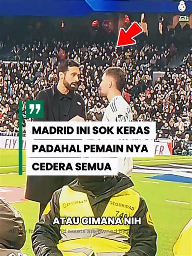 MADRID PINCANG TAPI SOK KERAS? 👑🤡 Tanpa Mbappe & Bellingham, Arbeloa sebut Madrid bukan underdog lawan Man City! 🏟️📉 Mau ngelawak di Bernabeu lagi kayak Desember kemarin? Note : We curate content for educational/entertainment purposes. We do not claim ownership of images/videos. Credits belong to respective owners. DM for credit/removal nonton bola tanpa drama : https://nontonbolaonlione.co/ #realmadrid #mancity #ucl