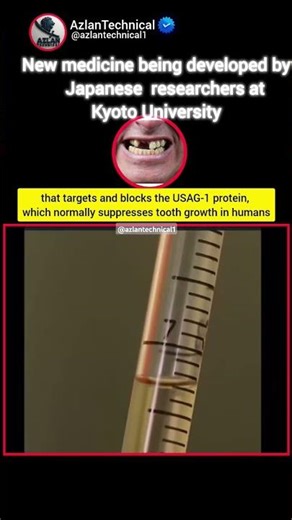 This Tooth Regrowth Drug is Insane#toothgrowdrug#mindblown