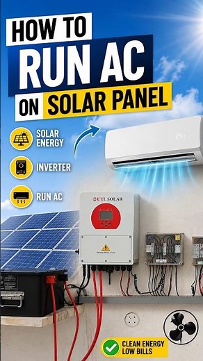 How To Run AC On Solar Panel