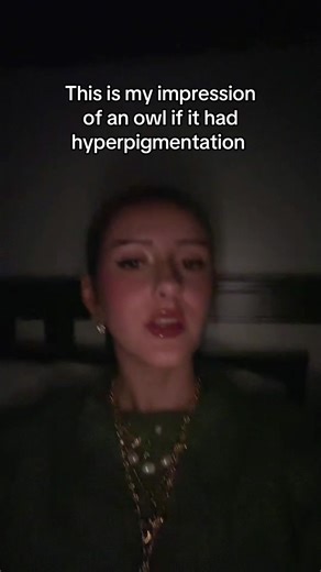 Is that hyperpigmentation? ⚫️ That’s how u say that’s a great drawing in French #fyp #foryou #hyperpigmentation #throwback #owlimpression