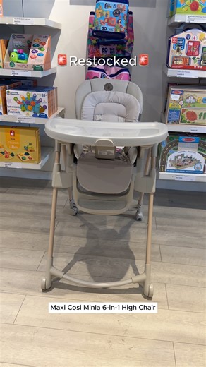 Back in stock!🥳 From newborn to toddler and beyond, Maxi Cosi has mealtime covered💕 The Minla and Moa high chairs grow with your little one, offering smart design, comfort, and style that adapts to every stage👌 ✅Shop in store and on our website: Minla $799.95 | Moa $599.95 . #liliplumkids #babygear #maxicosi #highchair | Liliplum Kids