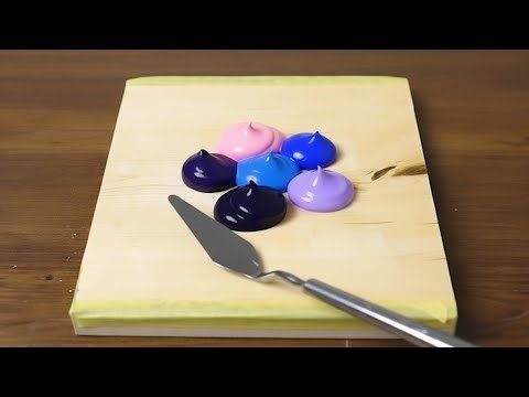 Painting a Magical Night | Acrylic Fantasy Art Process ✨😍