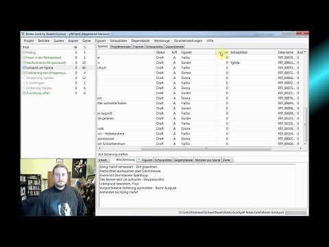 Szenenplan mit yWriter - Robert Corvus