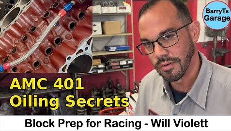 AMC 401 / 430 Race Build: Oil System Mods, Custom One-Off Pistons With Will Violett