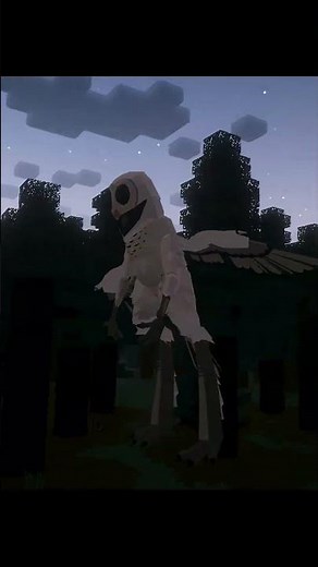 POV Meeting the OWL in 99 Nights in the Forest...💀 | Minecraft x Roblox #roblox #99nightintheforest