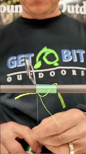 'Quick Tip' How to wrap a guide without a knot...it is easy 👌. Guide foot adhesive makes it painless