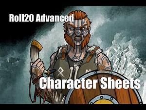 Roll20 Advanced Character Sheets