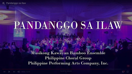 Pandanggo sa Ilaw - Philippine Cultural Foundation, Inc.