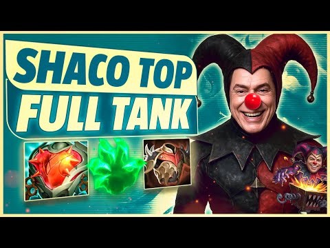 SHACO TOP FULL TANK | MAKE YOUR ENEMY 0T4R10 WITH THIS BUILD! | MEC