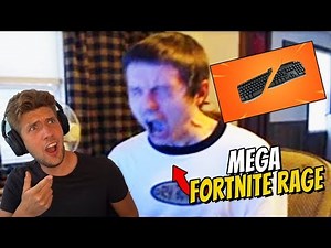 HAN PAJJAR SITT TANGENTBORD NÄR HAN SPELAR FORTNITE! GALEN FORTNITE RAGE