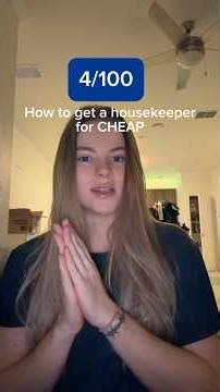 How to find a housekeeper for CHEAP