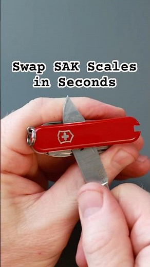 Swap Your Swiss Army Knife Scales in Seconds