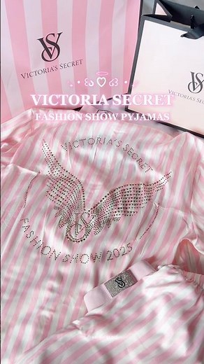 Victoria Secret Fashion Show Pyjamas💗🪽#vsfashionshow #victoriassecret #pink #haul #aesthetic #fyp
