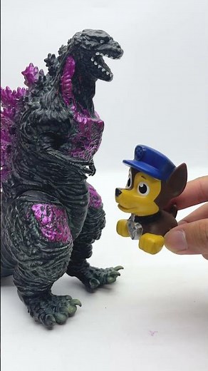 Satisfying Unboxing with paw patrol vs godzilla Funny Moments | video ASMR #funny #pawpatrol