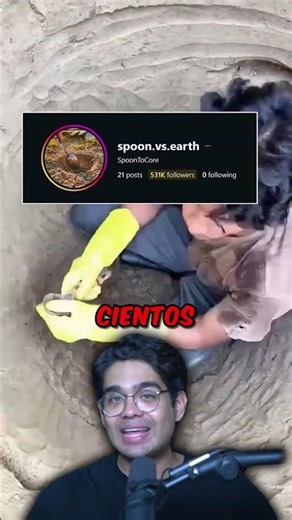 Este Tipo Quiere Llegar Al CENTRO De La Tierra Con Una Cuchara 💀