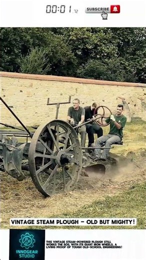 Vintage Steam Plough – Old but Mighty!