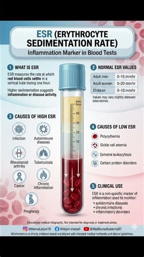 ESR Test Explained | Erythrocyte Sedimentation Rate | Normal Values & Causes