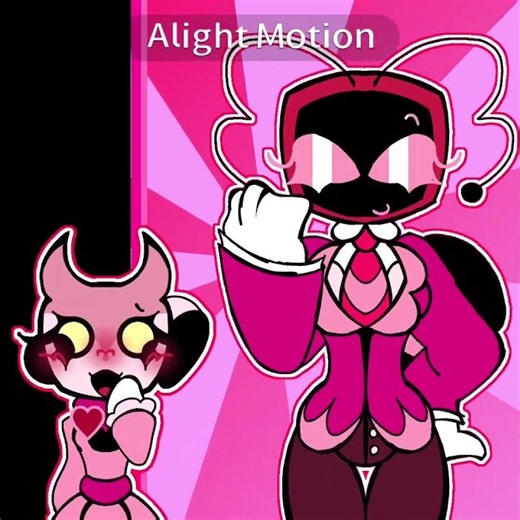 Shellvision yayy ^^ // dandys world - shelly x vee // #dw ( read desc pls )