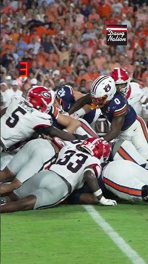 #Auburn's goal line fumble vs #Georgia in super slow motion: You be the judge #collegefootball
