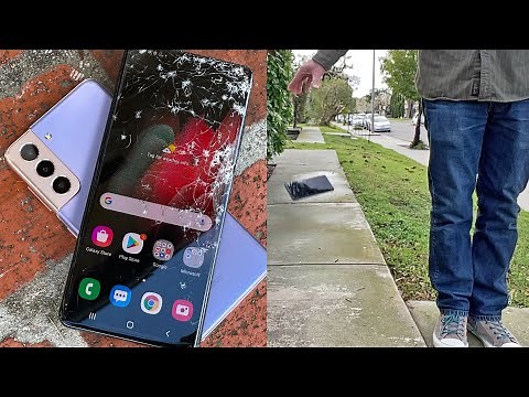 Galaxy S21 vs. Galaxy S21 Ultra drop test
