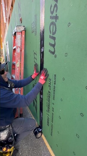 ZIP System® sheathing and tape used before siding installation #homeexterior #homesiding