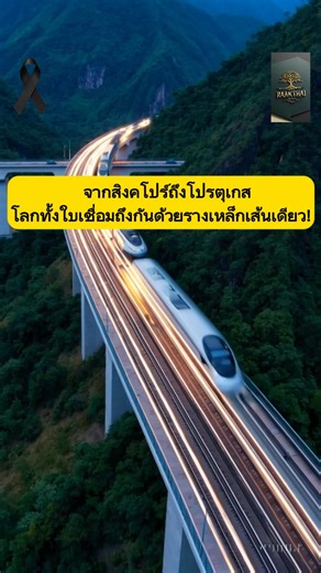 เส้นทางประวัติศาสตร์: เชื่อมต่อเอเชียตะวันออกเฉียงใต้สู่ยุโรปตะวันตก ระยะทางรวมประมาณ 18,755 - 19,000 กม. จิ๊กซอว์ชิ้นสำคัญ: รถไฟลาว-จีน (LCR) ระยะทาง 414 กม. คือจุดเชื่อมที่เปลี่ยนลาวจากประเทศที่ไม่มีทางออกสู่ทะเล (Land-locked) เป็นศูนย์กลางเชื่อมโลก (Land-linked) ผ่าน 13 ประเทศ: เริ่มจากสิงคโปร์ มาเลเซีย ไทย ลาว จีน มองโกเลีย รัสเซีย เบลารุส โปแลนด์ เยอรมนี ฝรั่งเศส สเปน และสิ้นสุดที่โปรตุเกส ระยะเวลาเดินทาง: หากนั่งต่อเนื่องโดยไม่แวะพักจะใช้เวลาประมาณ 21 วัน (3 สัปดาห์เต็ม) ผ่านทัศนียภาพตั้งแ