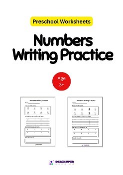 Number Tracing Worksheets 1–10 | Preschool and EYFS Math Printable