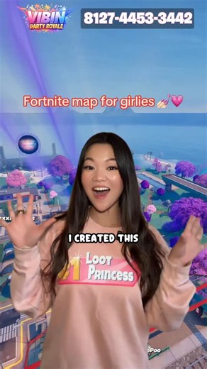 NANCY ❤️‍🔥 on Instagram: "Search ‘Vibin Party Royale’ in Fortnite 🌴 Map code is 8127-4453-3442 ✨ #fortnite #fortnitegirl #fortniteclips #fortnitecommunity #fortnitefunny"