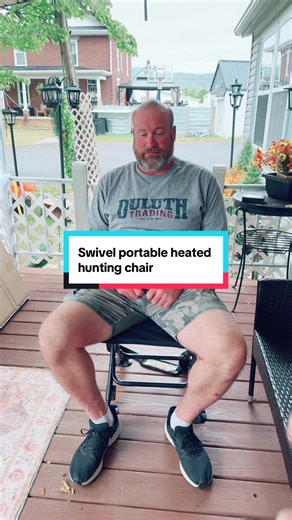 Portable Heated Hunting Chair for Outdoor Comfort