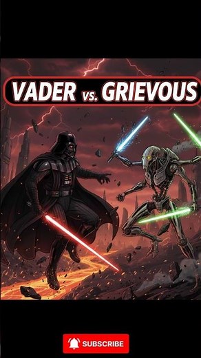 Darth Vader vs General Grievous: Who's More Powerful?