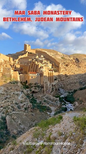 12K views · 657 reactions | Mar Saba Monastery, Bethlehem, Judean Mountains | Visit Israel From Your Home | Facebook