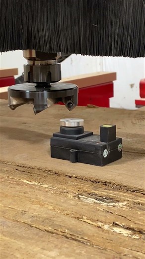 Wireless CNC Router Tool setting for Surfacing and Sanding Slabs #woodworking #wood #cnc