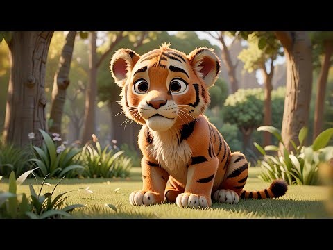 Baby Tiger’s Big Roar | Animal Sound Song for Kids | Fun Nursery Rhyme and Toddler Learning
