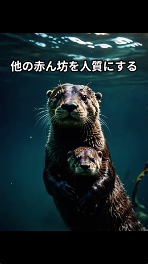 【衝撃】笑顔の下の仮面。ラッコの「エサ強奪」の実態がエグすぎた