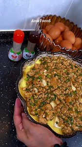 adikfoods showed us that simple food is the best food with this Steamed Egg Tofu With Minced Chicken recipe. Pair it with a hot bowl of rice and you’ll have the perfect dinner meal that is both delicious and wholesome. Save the recipe now! 😊 👩‍🍳Recipe👩‍🍳 Steamed Egg Tofu: 🔸 1 cup eggs (approx 4 pcs) 🔸 2 cups warm water 🔸 300g soft tofu 🔸 ¼ tsp AJI-SHIO® Flavoured Pepper Minced Chicken Sauce: 🔸 2 tbsp cooking oil 🔸 200g minced chicken 🔸 5 pcs garlic - minced 🔸 1 tsp AJI-SHIO® Flavour
