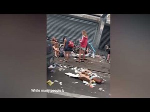 Footage of K&A | Kensington Zombie Ave, Philadelphia | August, 2022 | Opioid Crisis News Report