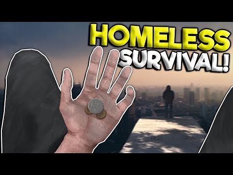 HOMELESS SURVIVAL SIMULATOR IN THE CITY! - Change A Homeless Survival Experience Gameplay