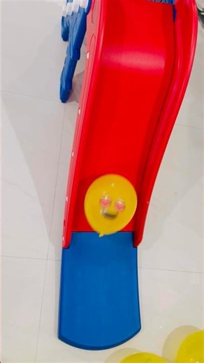 Sliding emoji balloons