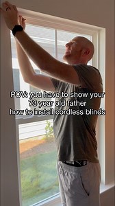 My dad’s new house had no blinds, which just seems so weird to me that a new build doesn’t come with blinds. He was very concerned that other old people would want to look at him through the windows, so I showed him the simple process of how to install cordless blinds! #blinds #blindsinstallation #homeprojects #homeproject #diyhome | Self-Taught Woodworking