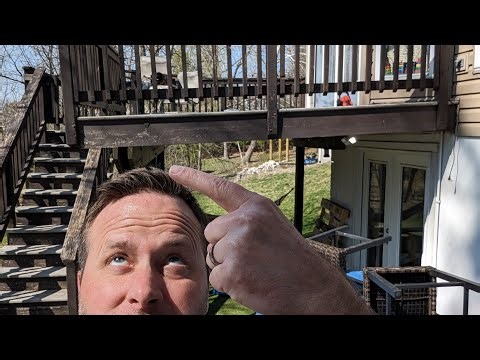 fixing my sinking / sagging deck