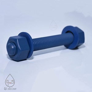 [Hot Item] Xylan Coated A193b7 Stud Bolt with A1942h Heavy Hex Nut Flange Fastener