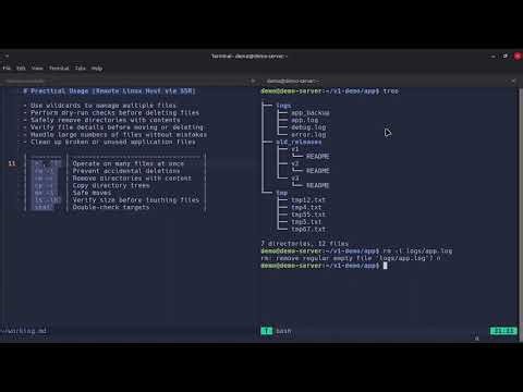 Linux - File and Directory operation - v1.1