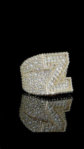 Custom Initial “Z” Ring 😮‍🔥