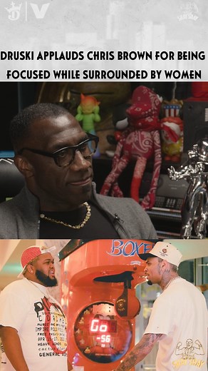 Druski Applauds Chris Brown for Being Focused While Surrounded by Women | Club Shay Shay