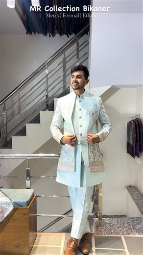 mr collection on Instagram: "Premium Indovestern at MR Collection Bikaner 😍🔥 #viralreels #bikaner #wedding #mrcollectionbikaner #ethnic"