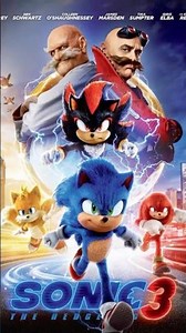 Sonic movies posters 1-3